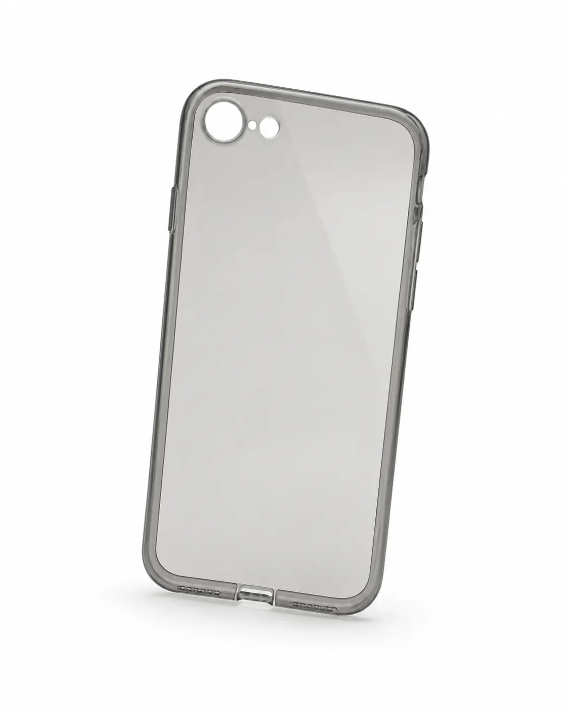 Transparent Smoke-Gray Phone Case قاب ژلهای شفاف دودی مناسب Apple iPhone 7