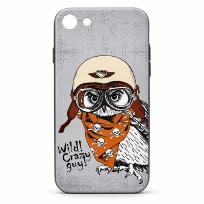 قاب سخت طرح جغد خلبان Wild Crazy Guy آیفون 7